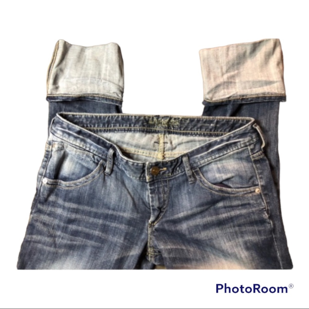 Express Crop Jeans size 12 Used Condition